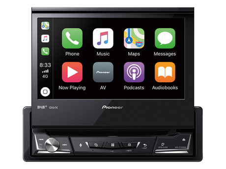 Pioneer AVH-Z7200DAB Apple CarPlay, Bluetooth et USB