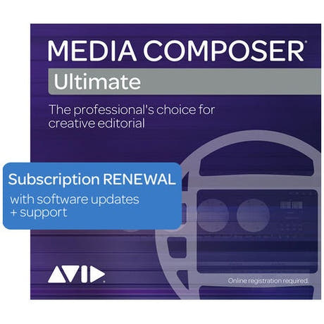 Media Composer Ultimate EDU renouvellement de l'abonnement