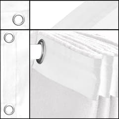 Molton Bagtæppe m. Øjer (Blanc)