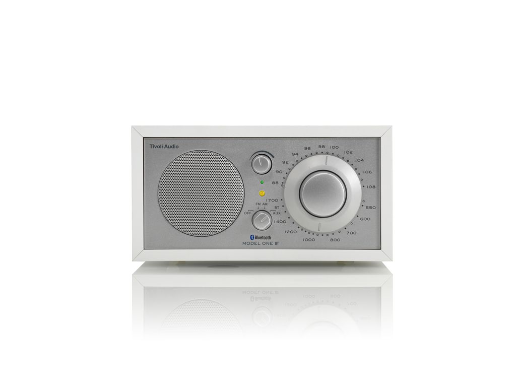 Tivoli Audio Model ONE BT Bluetooth Højtaler (Blanc, Argent)