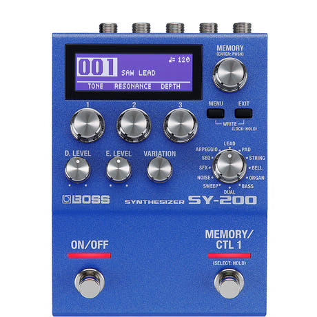 Boss SY-200 Pédale Synthétiseur pour Guitare