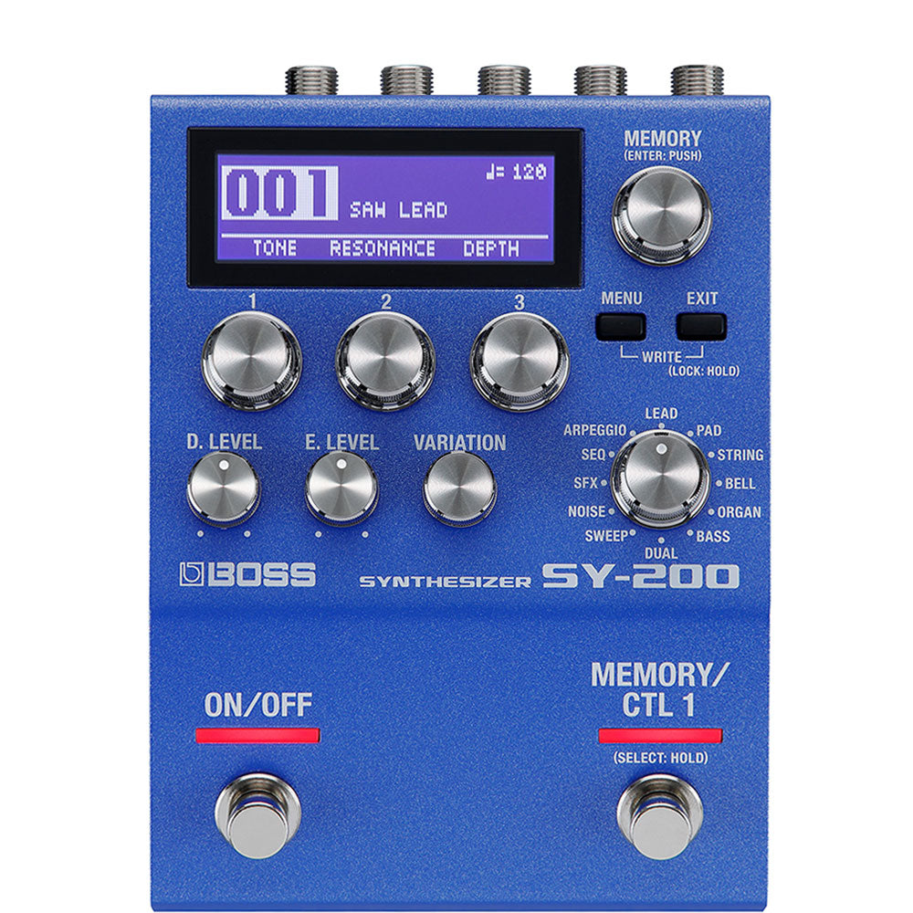 Boss SY-200 Pédale Synthétiseur pour Guitare