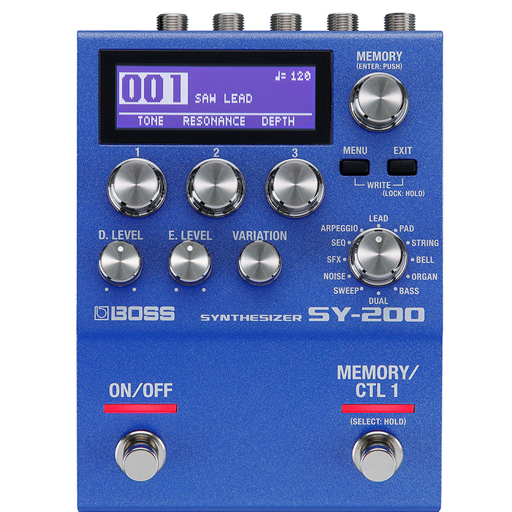 Boss SY-200 Pédale Synthétiseur pour Guitare
