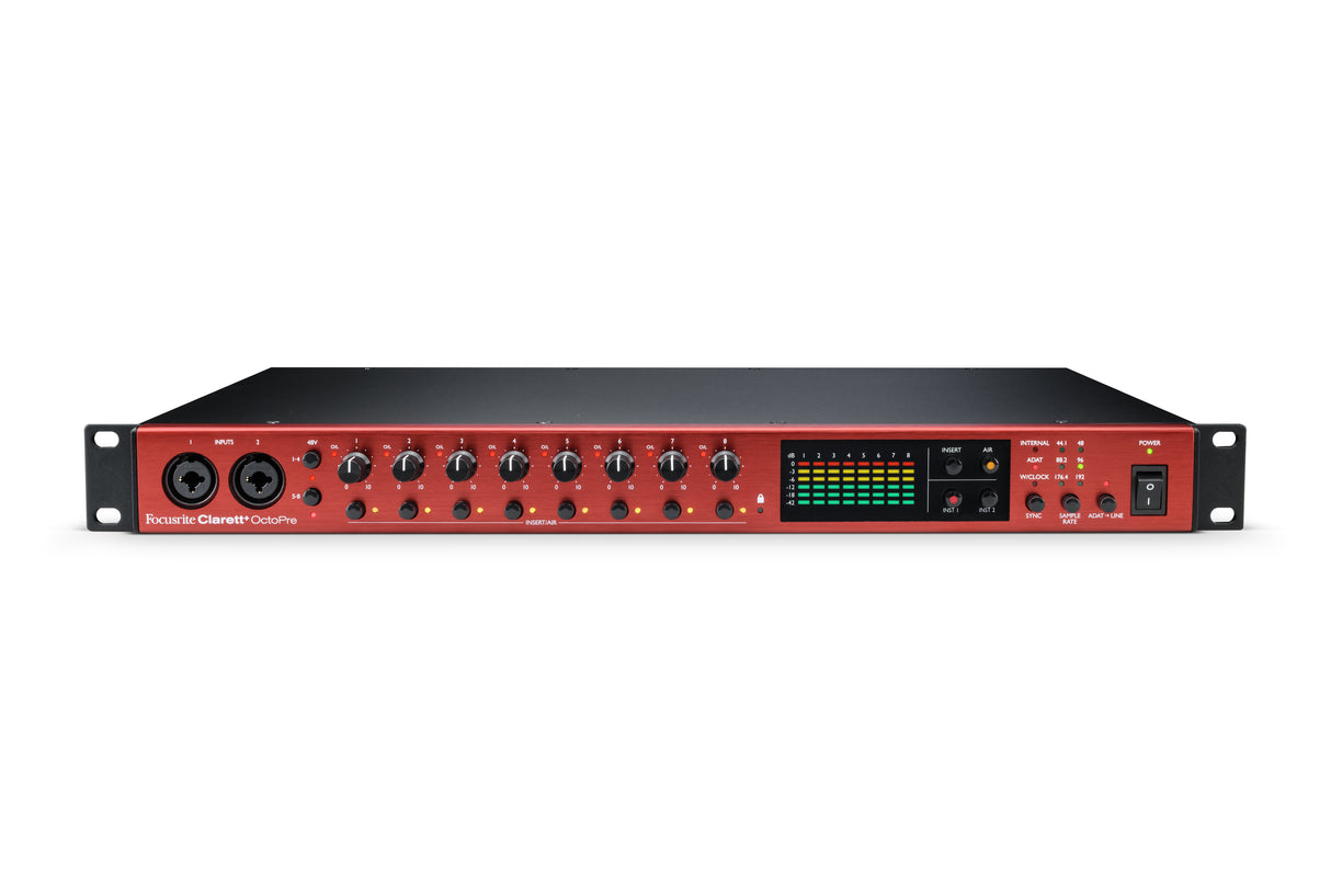 Focusrite Clarett+ Octopre Microphone Preamp