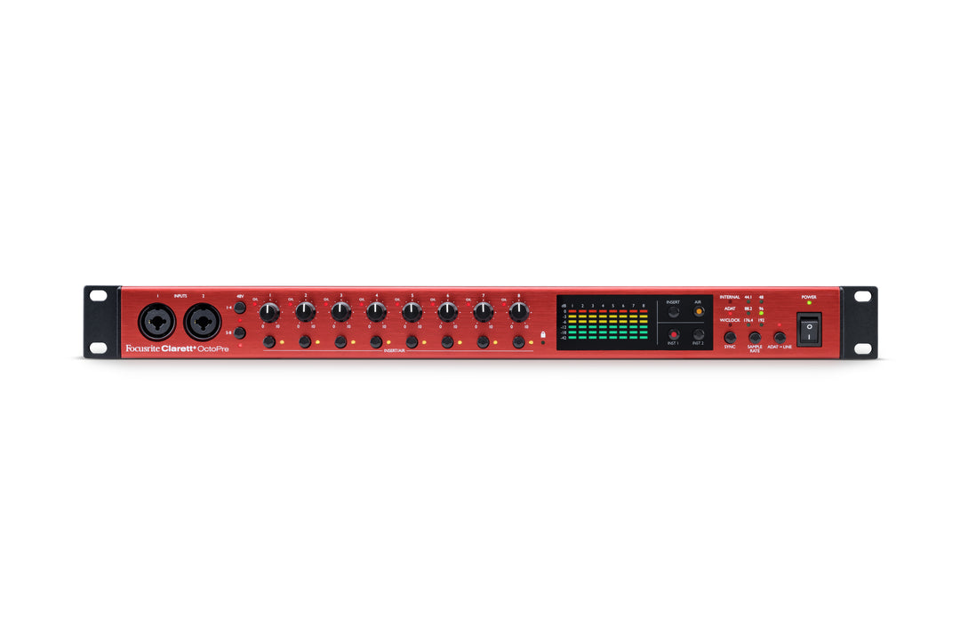 Focusrite Clarett+ Octopre Microphones Preamp
