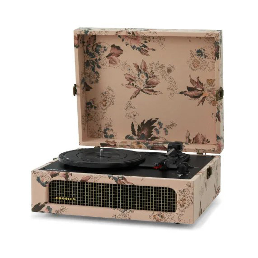 Crosley Voyager Platine Bluetooth bidirectionnel (Floral)