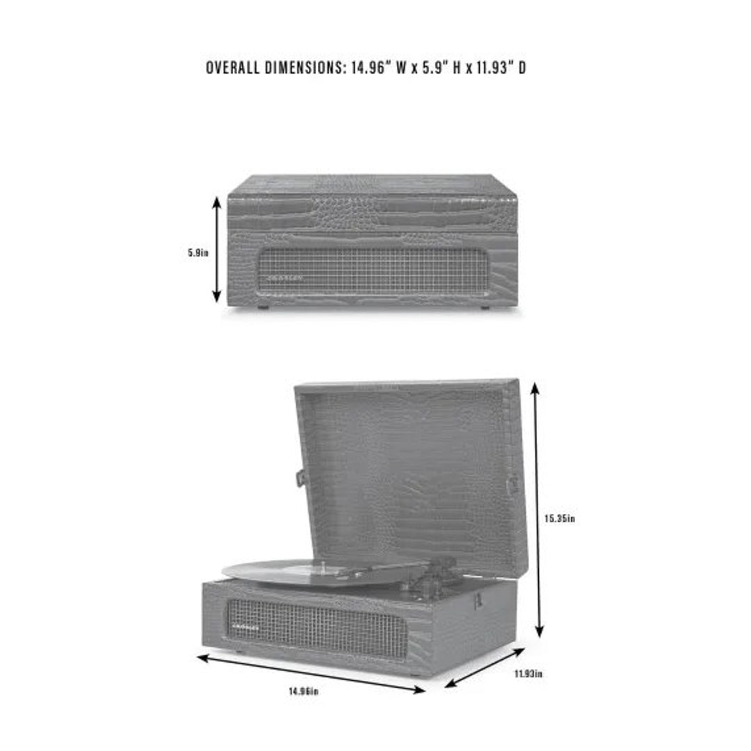 Crosley Voyager Platine Bluetooth bidirectionnel (Floral)