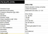 Schertler DYN-H-P48 microphone de contact pour harpe