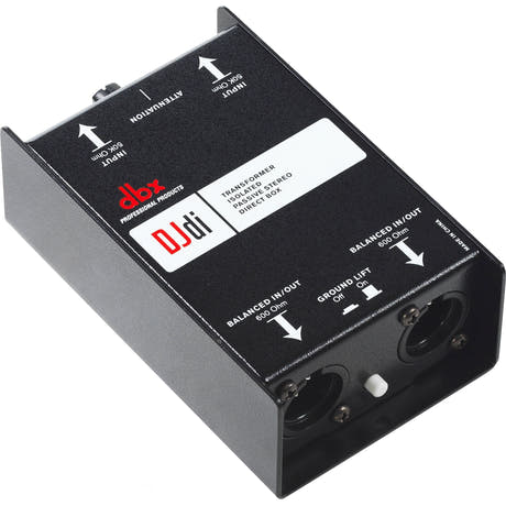 dbx DJDI 2-kanals Boîte DI Passive