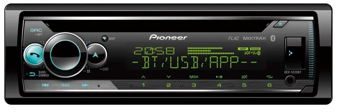 Pioneer DEH-S520BT Autoradio 1-DIN avec CD, Bluetooth et Spotify