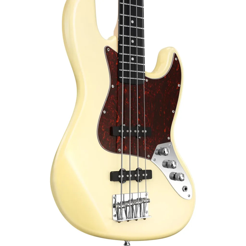 Donner DJB-510B pack basse électrique olympic white