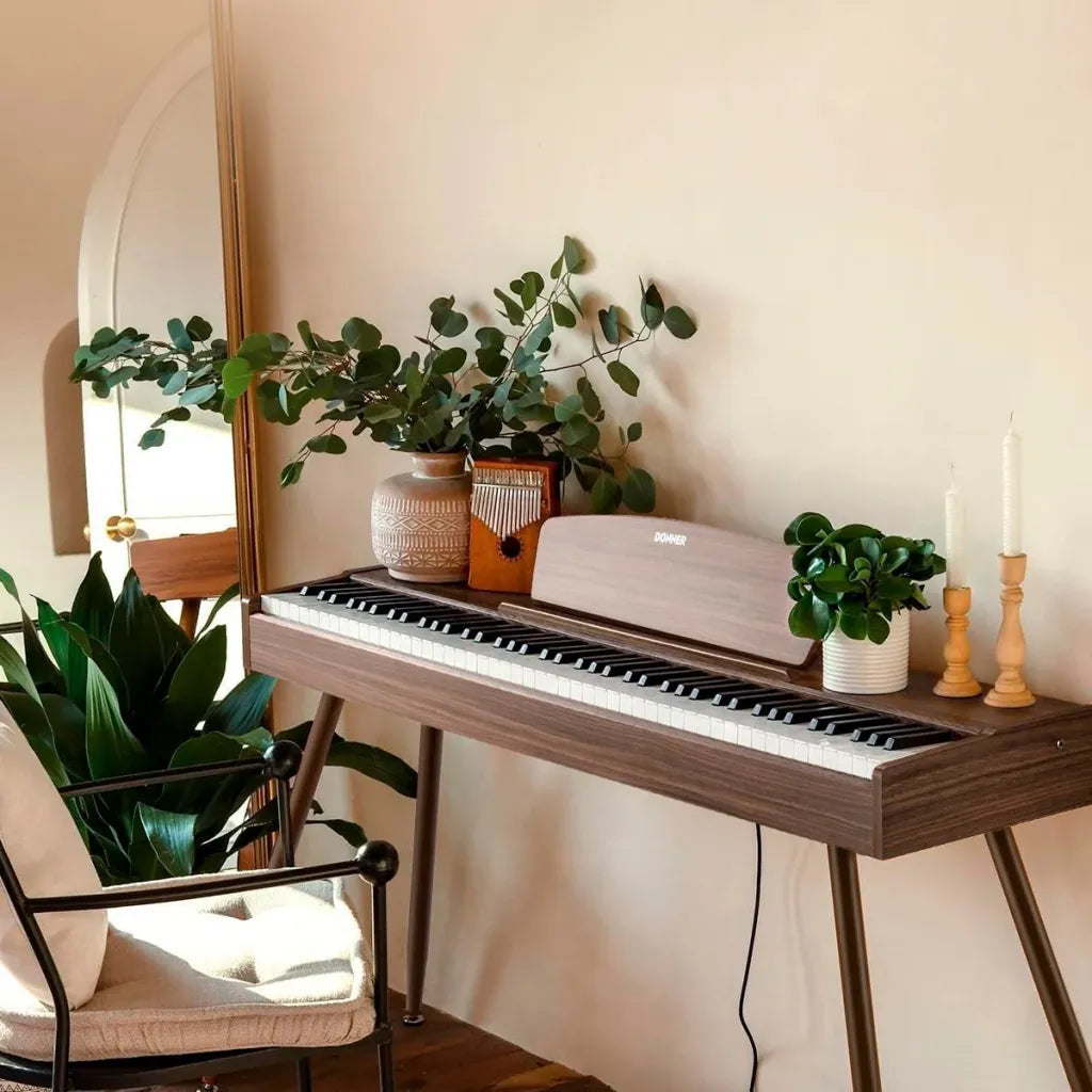 Donner DDP-80 digital piano, walnut