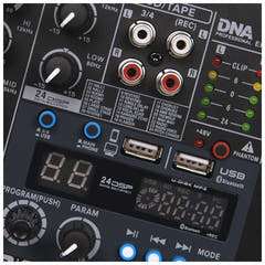 DNA EF-MIX 4, mixeur 4 canaux avec Bluetooth