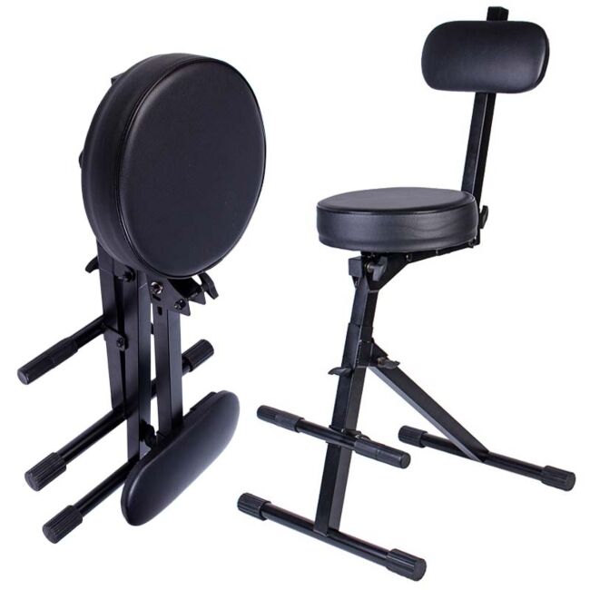 Chaise de guitariste, réglable