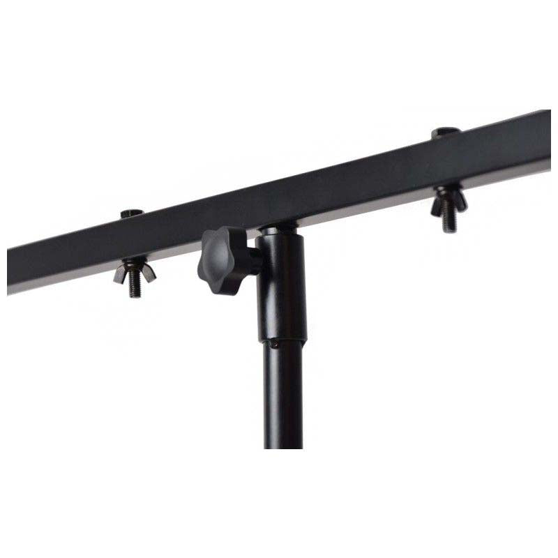 Pied d'éclairage avec T-barre 265 cm (20 kg)