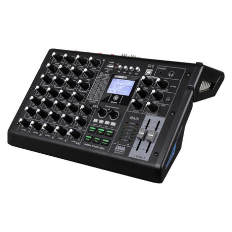 DNA MIX-EFF 6 Mixeur analogique 6 canaux avec Bluetooth, USB et DSP