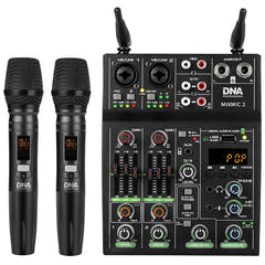 DNA mixeur audio avec kit de microphones sans fil