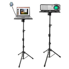 Support pour ordinateur portable et projecteur avec porte-smartphone