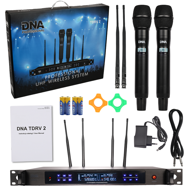 DNA TDRV 2 microphone sans fil 2x émetteurs Dora