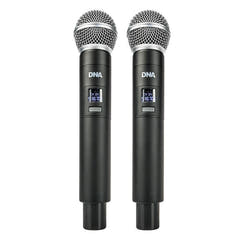 DNA WM4 Ensemble de microphones sans fil combiné