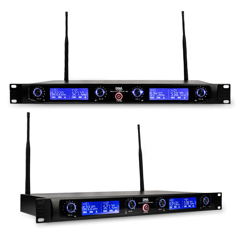 DNA WM4 Ensemble de microphones sans fil combiné