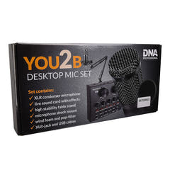 Ensemble de microphones pour podcast et gaming