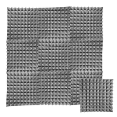 DNA AM2 GY panneaux acoustiques 10 pièces gris autocollants