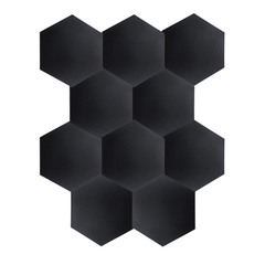 DNA AM3 BK Panneaux acoustiques 10 pièces Hexagone noir