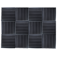 DNA AM4 BK panneaux acoustiques 12 pièces noirs autocollants