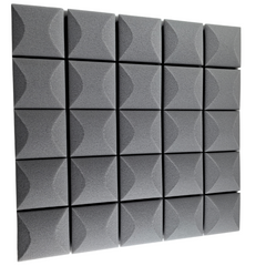 DNA AM5 GY panneaux acoustiques 6 pièces gris autocollants