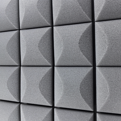 DNA AM5 GY panneaux acoustiques 6 pièces gris autocollants