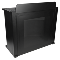 DNA DJ BOOTH MESH BK stand DJ, noir