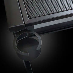 DNA DJB 2 DJ Stand avec support pour ordinateur portable et sac de transport