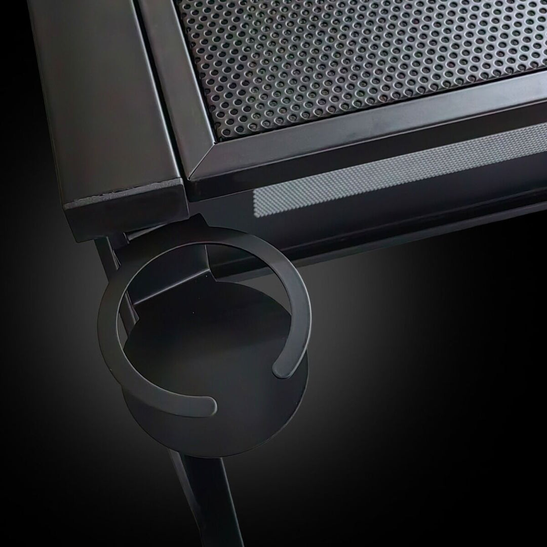 DNA DJB 2 DJ Stand avec support pour ordinateur portable et sac de transport