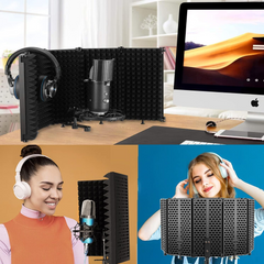 Filtre de réflexion pour microphones de studio et podcast