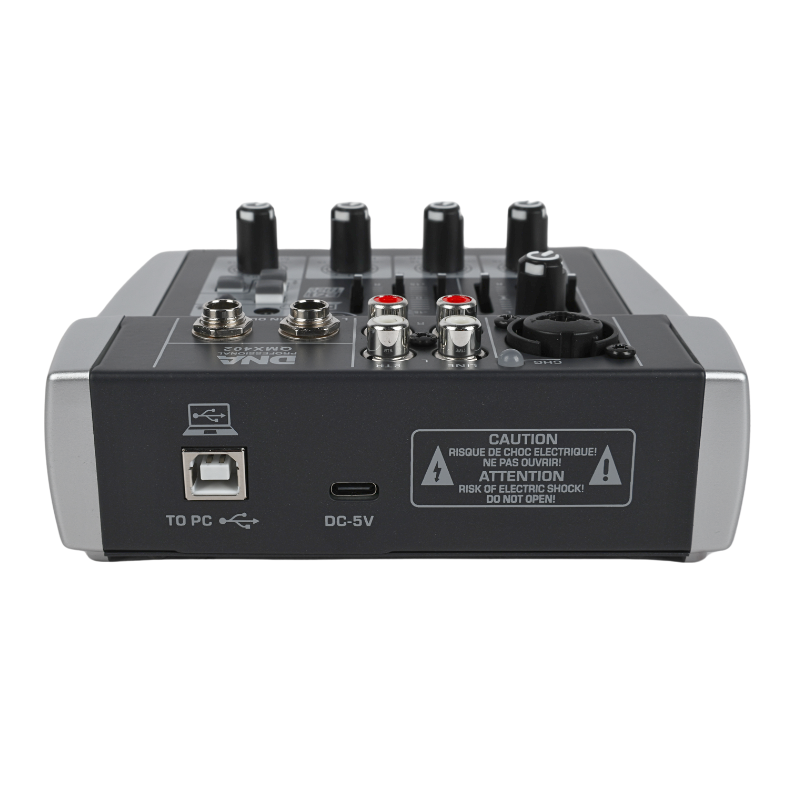 DNA QMX402 mixeur audio 3 canaux et Bluetooth
