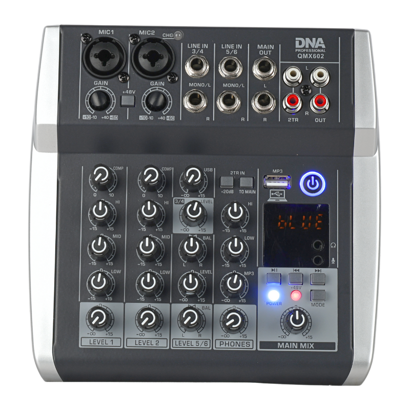 DNA QMX602 Mixeur audio 6 canaux