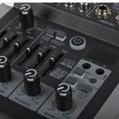 DNA QMX402 mixeur audio 3 canaux et Bluetooth