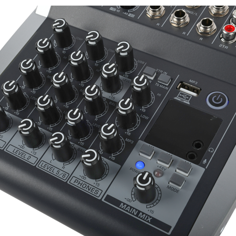 DNA QMX602 Mixeur audio 6 canaux