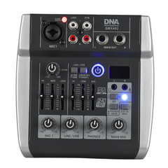 DNA QMX402 mixeur audio 3 canaux et Bluetooth