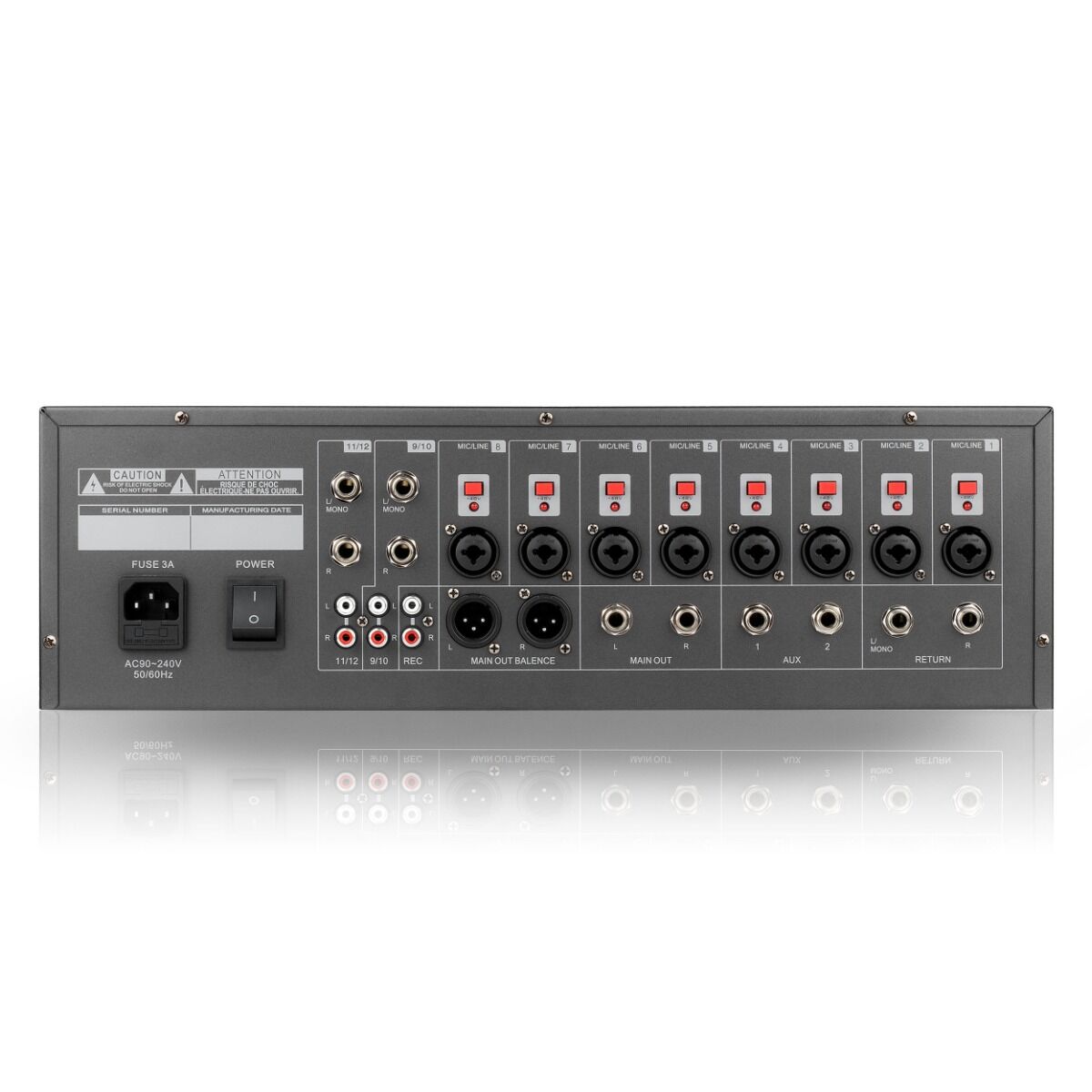 DNA RM12FX Rackmixer med Bluetooth