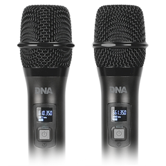 DNA RV-8 Ensemble de microphones sans fil UHF avec 8 microphones portatifs
