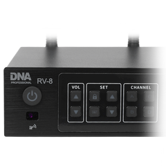 DNA RV-8 Ensemble de microphones sans fil UHF avec 8 microphones portatifs