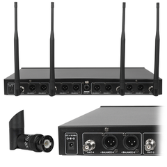 DNA RV-8 Ensemble de microphones sans fil UHF avec 8 microphones portatifs