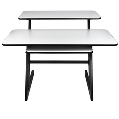 Bureau d’étude avec étagères et extension pour keyboard (120 cm)