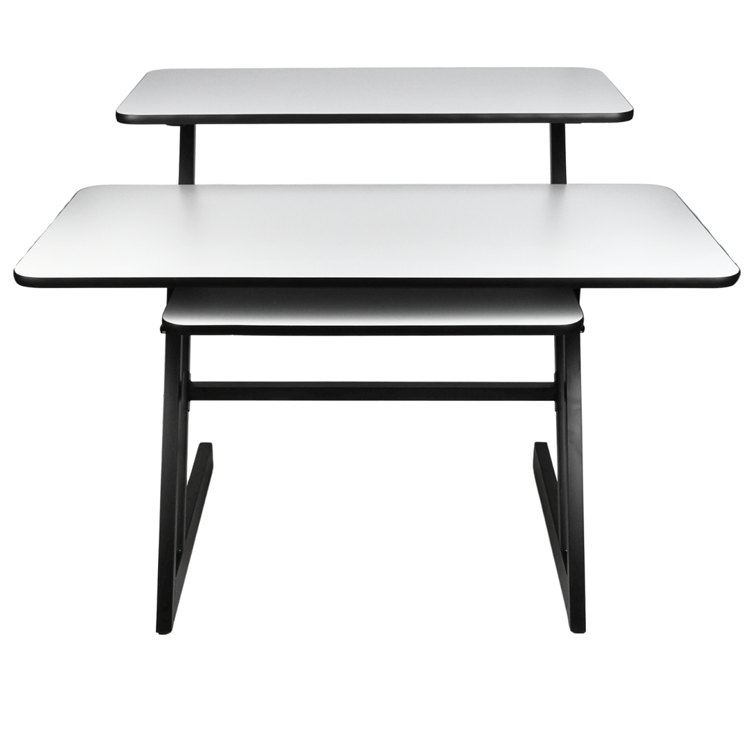 Bureau d’étude avec étagères et extension pour keyboard (120 cm)