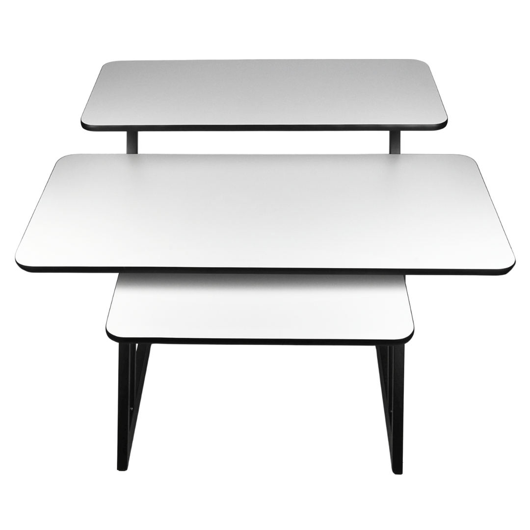 Bureau d’étude avec étagères et extension pour keyboard (120 cm)