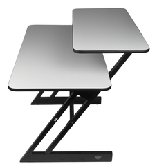 Bureau d’étude avec étagères et extension pour keyboard (120 cm)