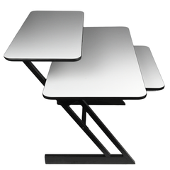 Bureau d’étude avec étagères et extension pour keyboard (120 cm)