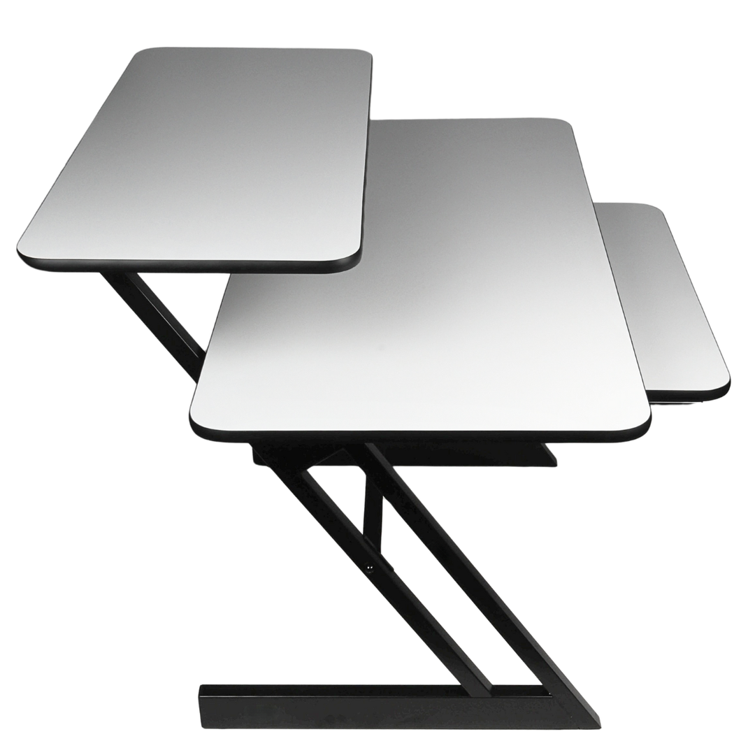 Bureau d’étude avec étagères et extension pour keyboard (120 cm)